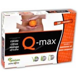 PINISAN Q-MAX (QUEMA) 30 Cápsulas | Citrus Aurantium, Cacao, Mango Africano | Vegano, Sin Gluten, Sin Lactosa Precio: 13.4999997. SKU: B1G2245MEQ