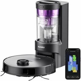Eureka E10S Aspiradora Robot Negra con 4000 Pa de Succión, 180 min de Autonomía y Depósito de Agua de 200 ml (SKU: EUR1726223304412) Precio: 336.50000054. SKU: B1FKP3NGQX