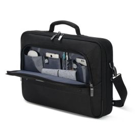 DICOTA Eco Multi SELECT 14-15.6 Bandolera para Portátiles de 15.6 Pulgadas con Compartimento para Tableta, Tirante Hombro, Negro