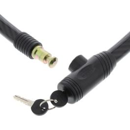 Burg Wachter 570 120 Candado para Bicicleta de Llave, Acero 25mm con Funda PVC