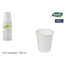 Algon Vaso Blanco Carton Set-25 200 Cc 7.2 x 20.4 cm Precio: 30.96000017. SKU: B1GM5BP7NP