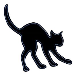 Siluetas gato neon Precio: 7.58999967. SKU: S2419582