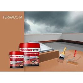 Fischer Impermeabilizante Terracota con Fibras 750 ml