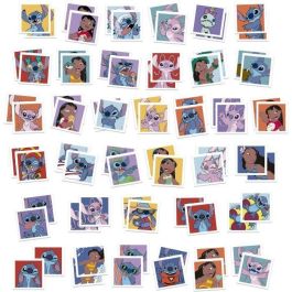 Educa Juego de Cartas Identic Stitch, para 1 Jugador, Incluye 72 Cartas de Plástico y Cartón, Edad Recomendada 3+ Años