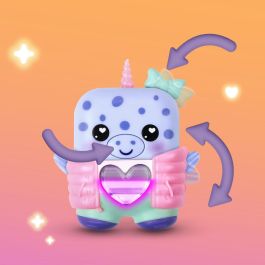 Hasbro Narval Nano-mals Bubbly HASG2214ES0 Compañero Electrónico Más de 70 Reacciones para Niños a Partir de 5 Años