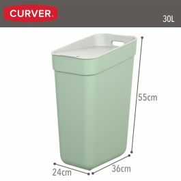 Cubo de basura Curver Verde Plástico 30 L (6 Unidades) Cubo de basura Curver Verde Plástico 30 L (6 Unidades)