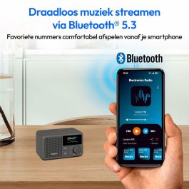 Medion AAAQH12605 Mini Radio DAB/FM Mono 2W RMS Gris
