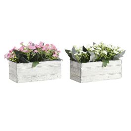 DKD Home Decor Planta Rosa Blanco 24 x 16 x 16.5 cm (4 Unidades) Precio: 31.89999956. SKU: B16VT9MGJ6