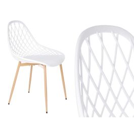 Silla Rejilla Blanca Giftdecor 56X80CM (4 Unidades) Silla Rejilla Blanca Giftdecor 56X80CM (4 Unidades)