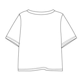 Camiseta corta single jersey hello kitty 5 años