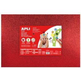 Goma Eva Apli Hoja 40X60 Cm Purpurina Rojo Paquete De 3 Precio: 9.5000004. SKU: B195YJB2TS