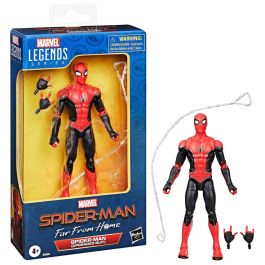 Hasbro G0606 Figura Spider-Man No Way Home Marvel Legends Coleccionable Articulada, 15cm, con +20 Puntos de Articulación y 3 Accesorios