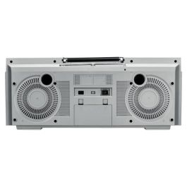 Medion AAAPE16790 Radio Vintage FM/DAB+ con CD, Cassette, USB, MP3 - 2 x 10 W RMS - Plateado