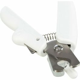 Cortaúñas con LED para Mascotas Trixie Acero Inoxidable Plástico 15 cm Blanco