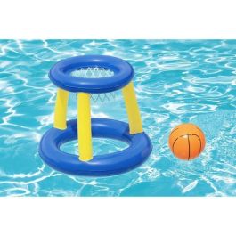 Aro de baloncesto flotante, pelota, 3 aros, diámetro 61 cm