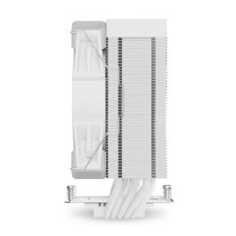 Sharkoon A50 RGB Refrigerador de CPU por Aire con Ventilador RGB 120mm PWM, 5 Tubos de Calor Cobre, 230W TDP y Espejo Infinito Blanco