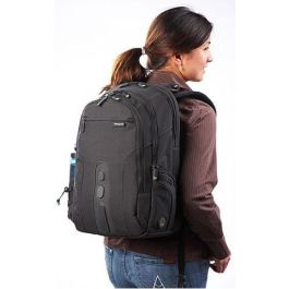 Targus TBB013EU Mochila para portátil 15.6" EcoSpruce Negro, fabricada con materiales reciclados y resistente al agua