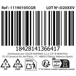 La Mediterranea Set 2 Tazas Cafe Con Leche Nairad 21 cl