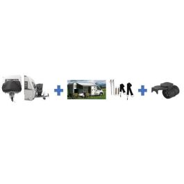 HTC Equipement HTC3513766590007 Pack salida camping - Funda 2 bicicletas, Correa antitormentas, Adaptador Precio: 72.59000056. SKU: B18ZFLQA9H