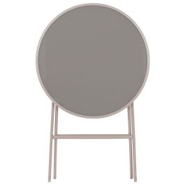 Mesa Plegable Beige Elba Home Deco Factory diámetro 60