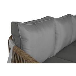 Sofa Terraza Y Jardin DKD Home Decor Blanco Natural 73 x 84 x 189 cm Set de 4 Sofa Terraza Y Jardin DKD Home Decor Blanco Natural 73 x 84 x 189 cm Set de 4
