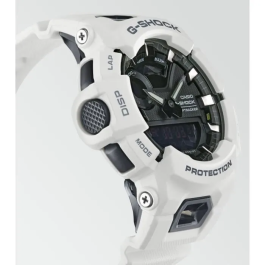 Casio G-Shock Reloj Resistente a Golpes Multifunción Bluetooth Smart, Contador Pasos, Blanco