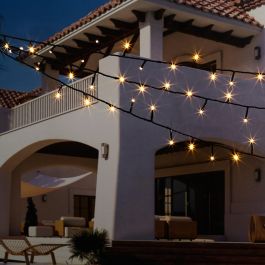 Home Deco Factory Guirnalda 200 LEDs Interior Exterior Luz Blanca Cálida con Ganchos Home Deco Factory Guirnalda 200 LEDs Interior Exterior Luz Blanca Cálida con Ganchos