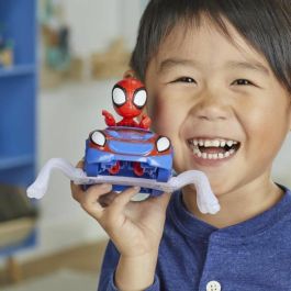 Hasbro F7454 Spidey Set Figura de Acción con Vehículo Arácnido Marvel Accesorios Exclusivos Niños +3 Años