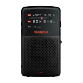 SANGEAN RADIO AM/FM NEGRO - RADIO PORTÁTIL CON RECEPCIÓN AM/FM Precio: 26.49999946. SKU: B18MGBDWH9