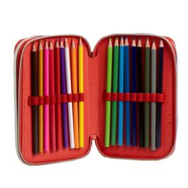 Cerdá Plumier Escolar Spiderman con Accesorios Giotto. Color Azul 12.5x6.5x19.5 cm. Edad Mínima +3 años Cerdá Plumier Escolar Spiderman con Accesorios Giotto. Color Azul 12.5x6.5x19.5 cm. Edad Mínima +3 años