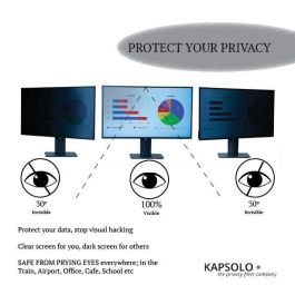 Kapsolo Filtro de Privacidad 2-Way Plug-In para Monitor 71,1cm (28") 16:10, Anti-Miradas, Protege Datos Sensibles