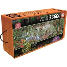Educa Puzzle The Wild Life 33600 Piezas - Rompecabezas Gigante de 570 x 157 cm en Caja de Madera (a partir de 12 años) Precio: 268.49999946. SKU: B19BF4R96S