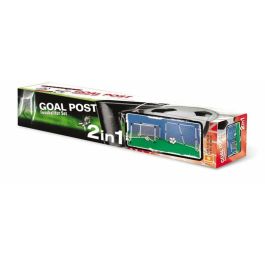 Mondo Jaula de portería de fútbol FIFA World Cup 2018 Grande Modular 2 en 1 con 2 Mini Goles y Balón PVC