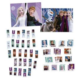 Educa Superpack 4 en 1 Frozen: Domino, Puzzle 25, Puzzle 50 e Identiti para Niños a partir de 3 años