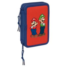 SAFTA Plumier Mamma Mia Super Mario Bros Doble 29 Piezas Lápiz Bolígrafo Rotuladores Madera Goma Sacapuntas 12,5x4x19,5cm Precio: 20.50000029. SKU: B1BRTBZQR4