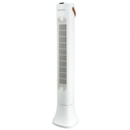 Grunkel Ventilador De Torre 50 W 3 Velocidades C-Temporizador Y Mando A Distancia Blanco