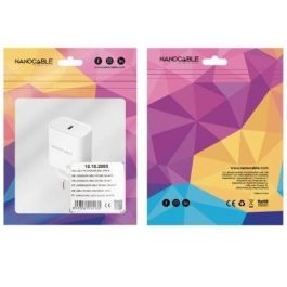 Cargador de Pared Nanocable 10.10.2005/ 1xUSB Tipo-C/ 20W/ Blanco Cargador de Pared Nanocable 10.10.2005/ 1xUSB Tipo-C/ 20W/ Blanco