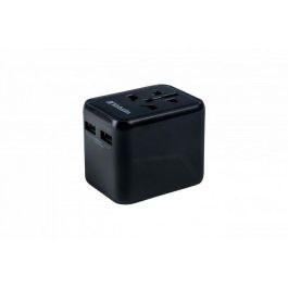 Verbatim UTA-01 12W Universal Travel Adapter with 2 x USB-A ports