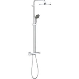 Columna de ducha Grohe con mezclador termostático Vitalio Start 250, cabeza de ducha 250 mm, ducha 2 chorros, 26816000 Precio: 458.2148997822. SKU: B1DS2KM2LS