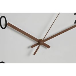 Reloj Pared Basicos DKD Home Decor Natural Blanco 4 x 30 x 30 cm (2 Unidades) Reloj Pared Basicos DKD Home Decor Natural Blanco 4 x 30 x 30 cm (2 Unidades)