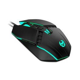 Krom NXKROMKALAX Ratón Óptico Gaming USB Tipo A Mano Derecha 3200 DPI 7 Botones Iluminación LED