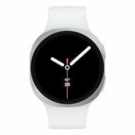 Samsung Galaxy Watch8 44 mm Wi-Fi EU silver white Reloj inteligente con GPS, monitor de frecuencia cardíaca y 32 GB de memoria