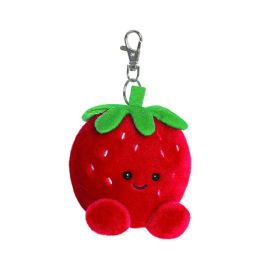 PALM PALS Llavero de Peluche Fresa - Muñeco de Colgar Suave 10 cm