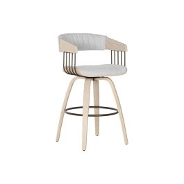 Silla Scandi DKD Home Decor Gris 55 x 76.5 x 51 cm Silla Scandi DKD Home Decor Gris 55 x 76.5 x 51 cm