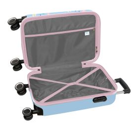 Trolley de Cabina Stitch HAPPY Celeste 20'' 20 L 34,5 x 55 x 20 cm
