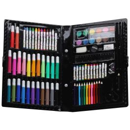 Createur de Genie Maleta de Colorear 86 Piezas con Rotuladores, Crayolas, Ceras, Acuarelas y Lápices