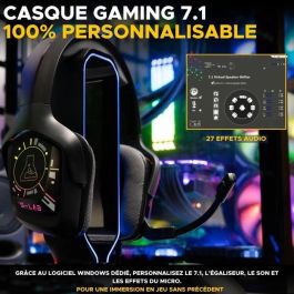 Auriculares para juegos con cable - The G-Lab - KORP COBALT 7.1 - Sonido envolvente 7.1 - USB - RGB Auriculares para juegos con cable - The G-Lab - KORP COBALT 7.1 - Sonido envolvente 7.1 - USB - RGB
