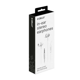 Auriculares con Micrófono Celly UP500WH Blanco