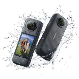 Insta360 X4 Motorrad Bundle - Cámara de Acción 360 para Motocicleta