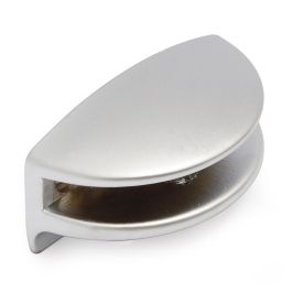 Soporte Media Luna Para Cristal 6Mm Cromo Mate Herrajes Fab.Nacional (2 Unidades) Precio: 1.49999949. SKU: B1B49P3R3D